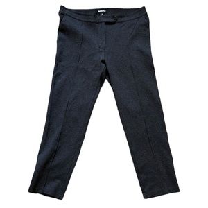 Betabrand Pants Womens Size 10 Gray Black Cropped Yoga Lifestyle Dress Medium
